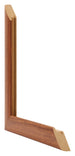 Como MDF Photo Frame 60x90cm Walnut Intersection | Yourdecoration.co.uk