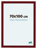 Como MDF Photo Frame 70x100cm Wine Red Swept Front Size | Yourdecoration.co.uk