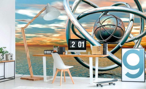 Dimex Abstract Balls Wall Mural 375x250cm 5 Panels Ambiance | Yourdecoration.co.uk