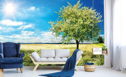 Dimex Blossom Tree Wall Mural 375x250cm 5 Panels Ambiance | Yourdecoration.co.uk