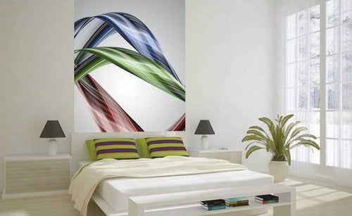 Dimex Glossy Wave Wall Mural 150x250cm 2 Panels Ambiance | Yourdecoration.co.uk