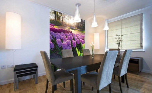 Dimex Hyacint Flowers Wall Mural 150x250cm 2 Panels Ambiance | Yourdecoration.co.uk