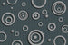 Dimex Metal Circles Wall Mural 375x250cm 5 Panels | Yourdecoration.co.uk