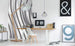 Dimex Metal Strips Wall Mural 150x250cm 2 Panels Ambiance | Yourdecoration.co.uk