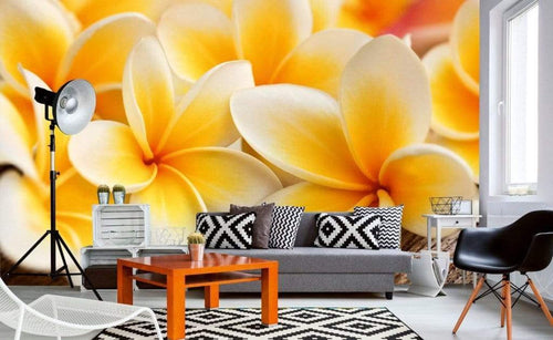 Dimex Plumeria Wall Mural 375x250cm 5 Panels Ambiance | Yourdecoration.co.uk
