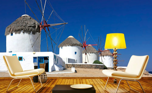 Dimex Windmills Wall Mural 375x250cm 5 Panels Ambiance | Yourdecoration.co.uk