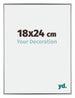 Evry Plastic Photo Frame 18x24cm Silver Front Size | Yourdecoration.co.uk