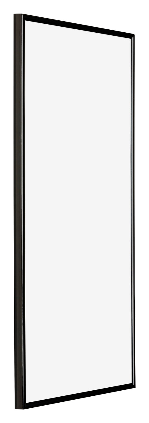 Evry Plastic Photo Frame 20x40cm Black High Gloss Front Oblique | Yourdecoration.co.uk