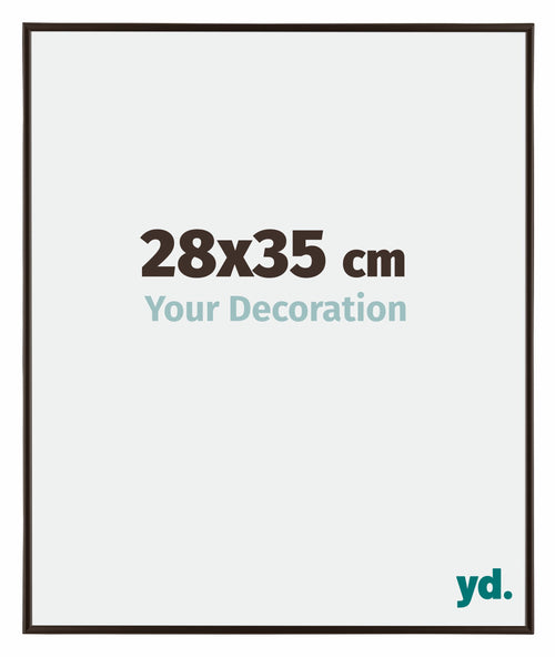 Evry Plastic Photo Frame 28x35cm Anthracite Front Size | Yourdecoration.co.uk