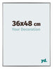 Evry Plastic Photo Frame 36x48cm Silver Front Size | Yourdecoration.co.uk