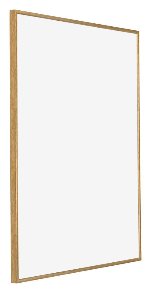 Evry Plastic Photo Frame 40x50cm Beech Light Front Oblique | Yourdecoration.co.uk