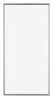 Evry Plastic Photo Frame 45x80cm Silver Front | Yourdecoration.co.uk