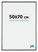Evry Plastic Photo Frame 50x70cm Black High Gloss Front Size | Yourdecoration.co.uk
