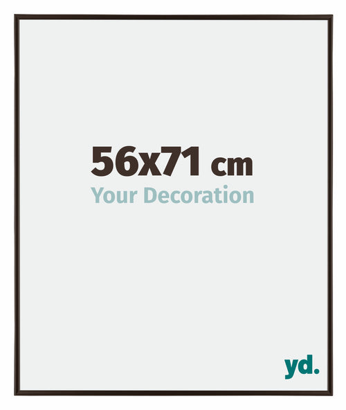 Evry Plastic Photo Frame 56x71cm Anthracite Front Size | Yourdecoration.co.uk