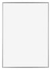Evry Plastic Photo Frame 59 4x84cm A1 Silver Front | Yourdecoration.co.uk