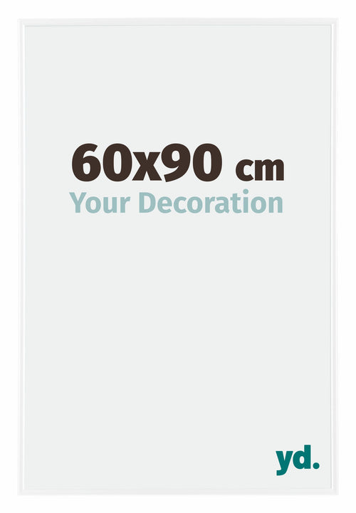 Evry Plastic Photo Frame 60x90cm White High Gloss Front Size | Yourdecoration.co.uk