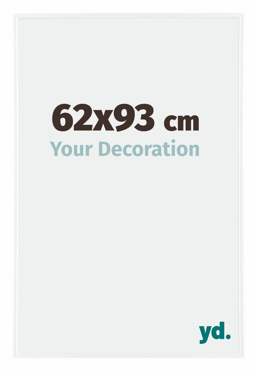 Evry Plastic Photo Frame 62x93cm White High Gloss Front Size | Yourdecoration.co.uk