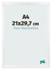 Photo Frame A4 - 21x29,7 cm - White Matte - MDF - Pisa