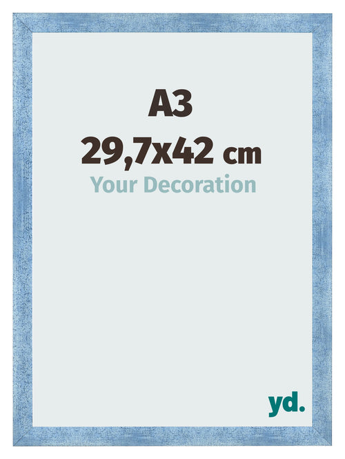 Photo Frame A3 - 29,7x42 cm - Clear Blue Swept - MDF - Pisa