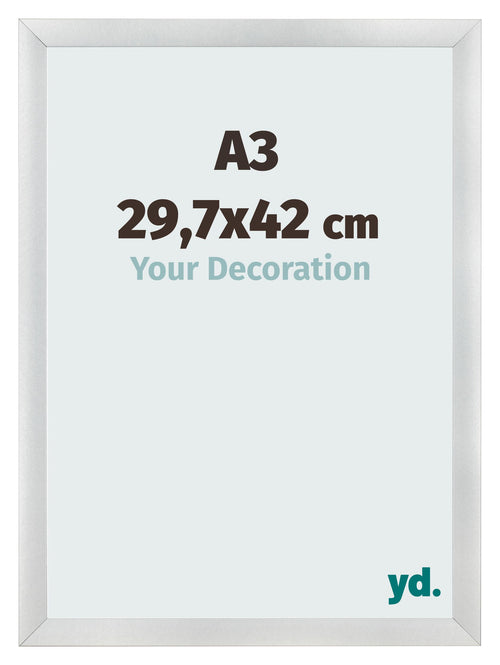 Photo Frame A3 - 29,7x42 cm - Silver Matte - MDF - Pisa