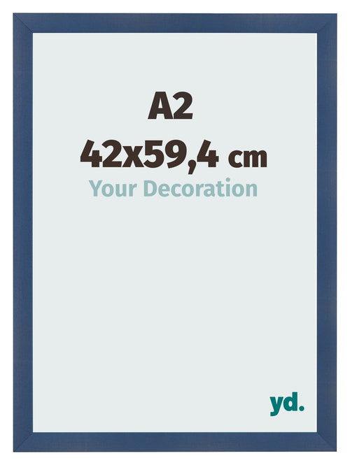 Photo Frame A2 - 42x59,4 cm - Dark Blue Swept - MDF - Pisa