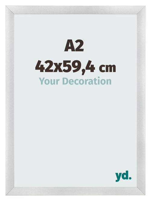 Photo Frame A2 - 42x59,4 cm - Silver Matte - MDF - Pisa