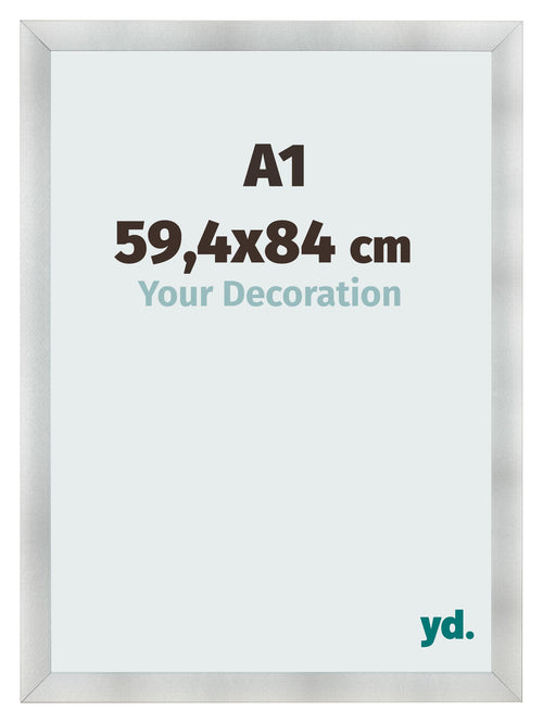 Photo Frame A1 - 59,4x84 cm - Aluminum Brushed - MDF - Pisa