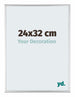 Kent Aluminium Photo Frame 24x32cm Silver High Gloss Front Size | Yourdecoration.co.uk