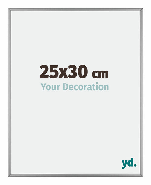 Kent Aluminium Photo Frame 25x30cm Platinum Front Size | Yourdecoration.co.uk