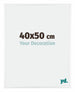 Kent Aluminium Photo Frame 40x50cm White High Gloss Front Size | Yourdecoration.co.uk