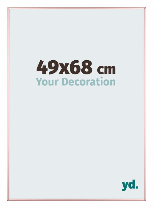 Kent Aluminium Photo Frame 49x68cm Copper Front Size | Yourdecoration.co.uk