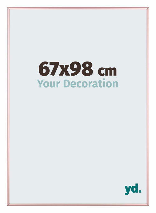 Kent Aluminium Photo Frame 67x98cm Copper Front Size | Yourdecoration.co.uk
