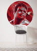 Komar Avengers Painting Hulk Self Adhesive Wall Mural 128x128cm Round Ambiance | Yourdecoration.co.uk