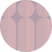Komar Bauhaus Fusion Wall Mural 125x125cm Round | Yourdecoration.co.uk