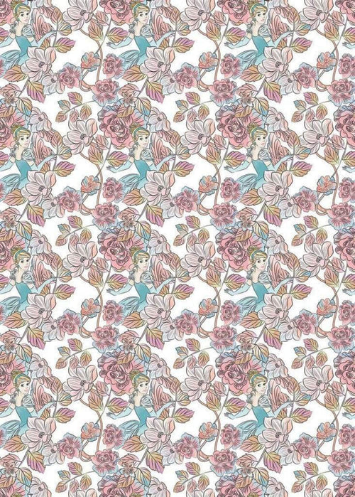 Komar Cinderella Blossom Non Woven Wall Mural 200x280cm 4 Panels | Yourdecoration.co.uk