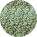 Komar Greenery Wall Mural 125x125cm Round | Yourdecoration.co.uk