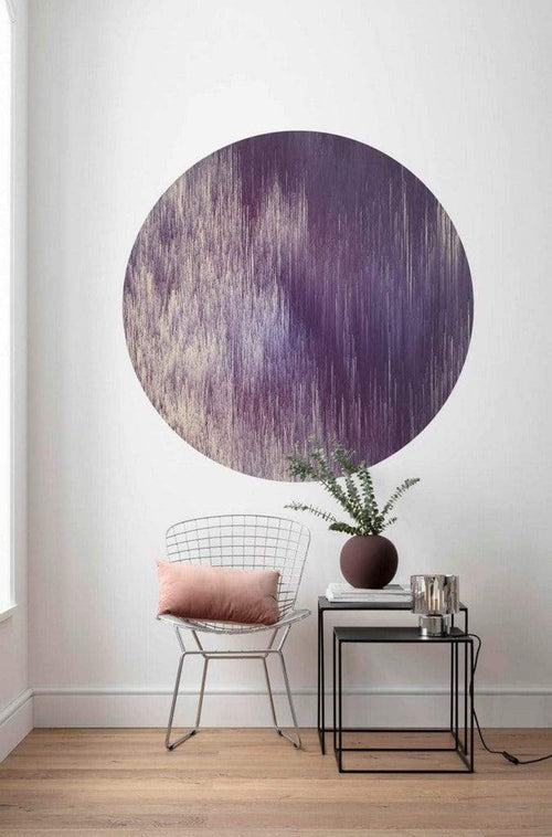 Komar Harmony Wall Mural 125x125cm Round Ambiance | Yourdecoration.co.uk
