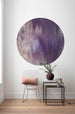 Komar Harmony Wall Mural 125x125cm Round Ambiance | Yourdecoration.co.uk