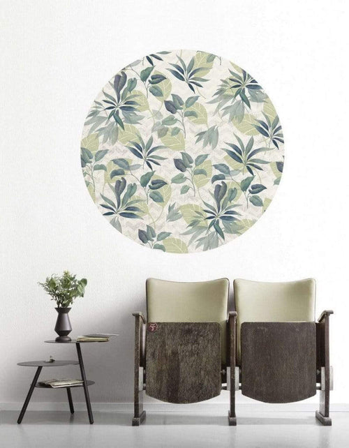 Komar Leni Wall Mural 125x125cm Round Ambiance | Yourdecoration.co.uk