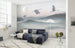 Komar Non Woven Wall Mural Inx8 083 Mystic Cranes Interieur | Yourdecoration.co.uk