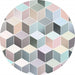 Komar Pastel Deluxe Wall Mural 125x125cm Round | Yourdecoration.co.uk
