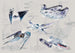 Komar Star Wars Blueprint Light Non Woven Wall Mural 400x280cm 8 Panels | Yourdecoration.co.uk