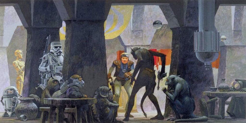 Komar Star Wars Classic RMQ Mos Eisley Streets Non Woven Wall Mural 500x250cm 10 Panels | Yourdecoration.co.uk