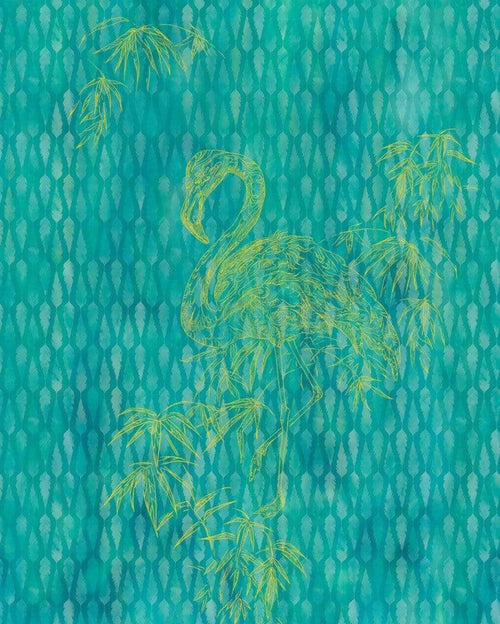 Komar Wild Flamingo 1 Non Woven Wall Mural 200x250cm 2 Panels | Yourdecoration.co.uk