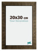 Leeds Wooden Photo Frame 20x30cm Champagne Brushed Front Size | Yourdecoration.co.uk