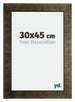 Leeds Wooden Photo Frame 30x45cm Champagne Brushed Front Size | Yourdecoration.co.uk