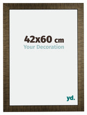 Leeds Wooden Photo Frame 42x60cm Champagne Brushed Front Size | Yourdecoration.co.uk