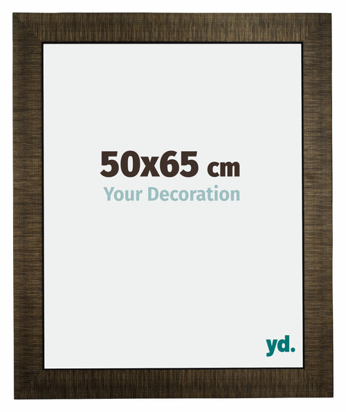 Leeds Wooden Photo Frame 50x65cm Champagne Brushed Front Size | Yourdecoration.co.uk