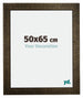 Leeds Wooden Photo Frame 50x65cm Champagne Brushed Front Size | Yourdecoration.co.uk