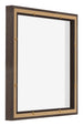 Lyon MDF Canvas Floater Frame 1 1 Oak Dark Back Oblique | Yourdecoration.co.uk